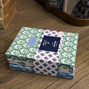 Roller Rabbit x Target collab - Teal and Blue Floral Journal Set